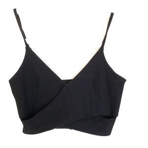 Black crop top